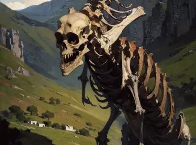 make skull bloom with AI bloom effect video filter