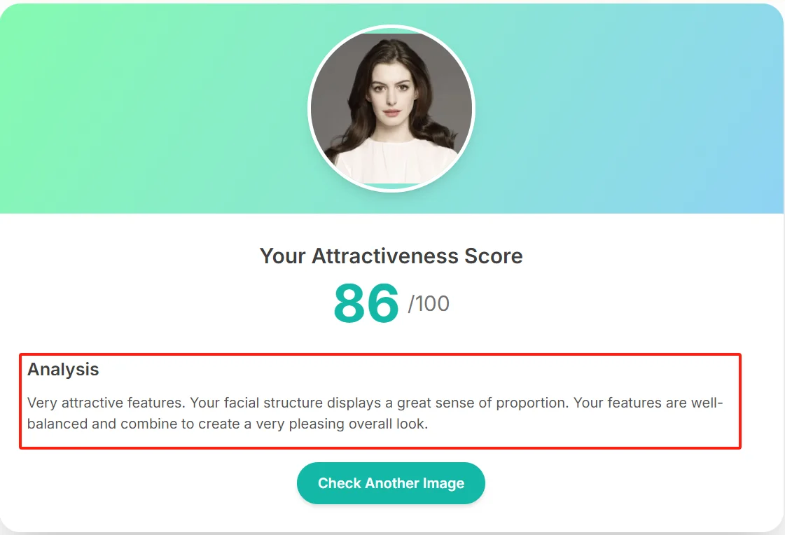 Analyze result of Howattractiveami