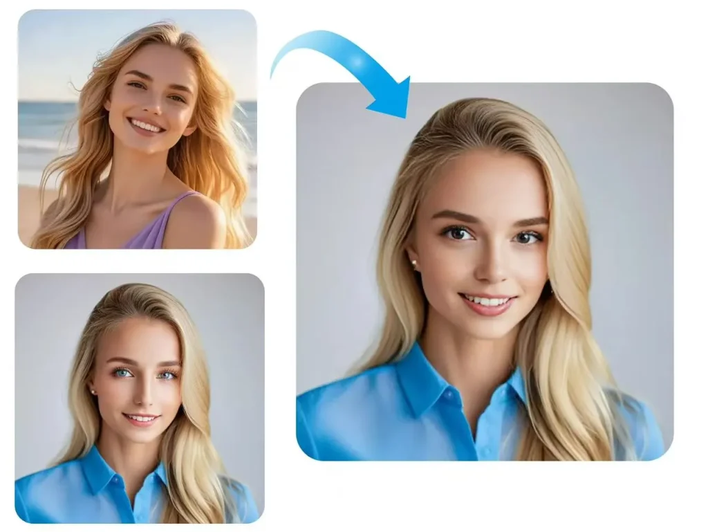 Create Professional Headshots with Pixlr face swap